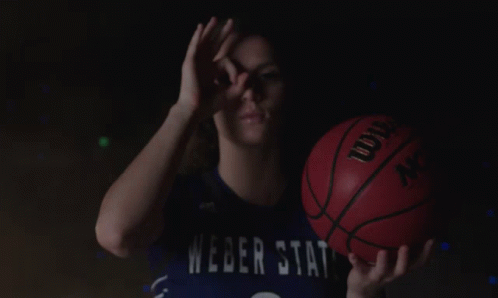 Laura Taylor Weber State GIF - Laura Taylor Weber State Weber State Wbb GIFs
