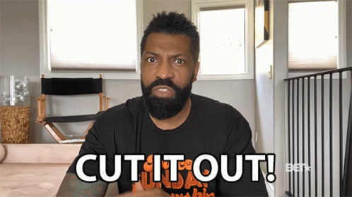 Cut It Out Deon Cole GIF - Cut It Out Deon Cole Bet Awards2020 GIFs