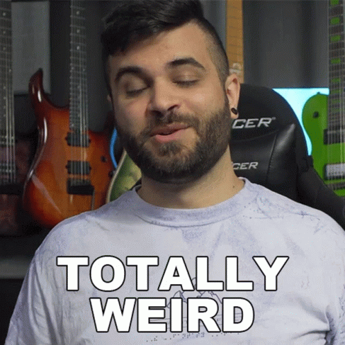 Totally Weird Andrew Baena GIF - Totally Weird Andrew Baena Its Strange GIFs