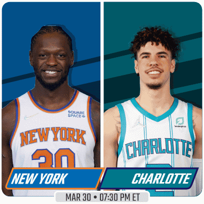 New York Knicks Vs. Charlotte Hornets Pre Game GIF - Nba Basketball Nba 2021 GIFs