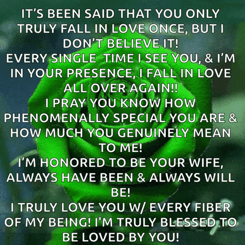 a green rose is in the background of a quote about love