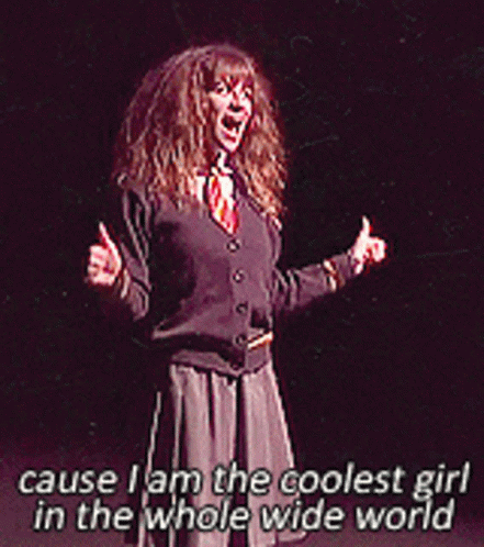 Hermione Coolest Girl GIF - Hermione Coolest Girl Singing GIFs