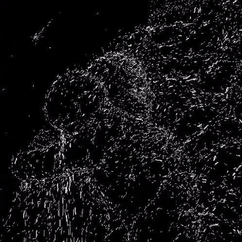 a black background with white dots on it