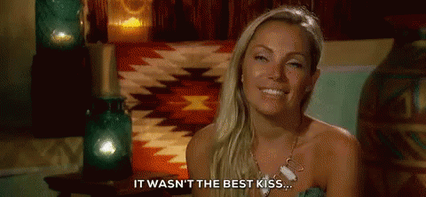 Uh Oh GIF - It Wasnt The Best Kiss Kiss Date GIFs