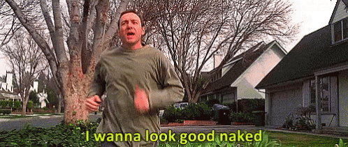 I Wanna Look Good Naked GIF - American Beauty Kevin Spacey Work Out GIFs