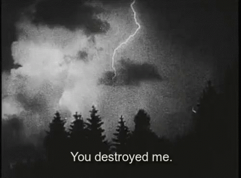 Destroyed GIF - Destroyed You Destroyed Me Destroy GIFs