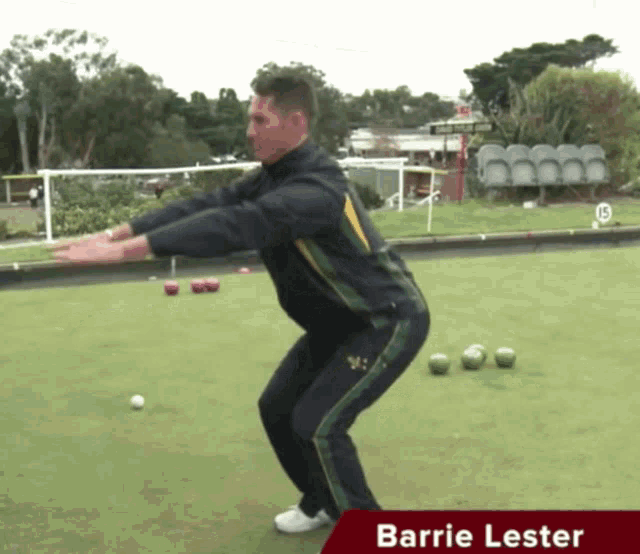 Barrie Lester Lawn Bowls GIF - Barrie Lester Lawn Bowls Bowls GIFs