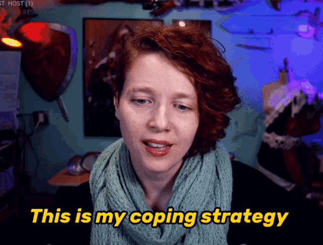 Random Tuesday This Is My Coping Strategy GIF - Random Tuesday This Is My Coping Strategy For Life GIFs