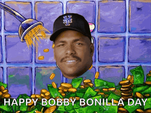 Happy Bobby Bonilla Day Money Shower GIF - Happy Bobby Bonilla Day Bobby Bonilla Day Money Shower GIFs