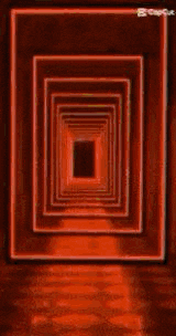 a picture of a woman in a red frame