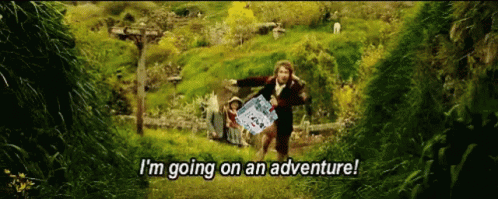 Bilbo Water Going On An Adventure GIF