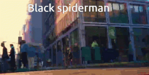 Spiderman Black GIF - Spiderman Black Spiderverse GIFs