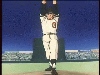 明日やろうバカやろう 野球 アニメ GIF - Baka Idiot Baseball GIFs
