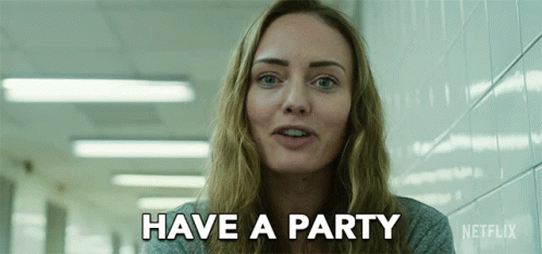 Have A Party Laura Haddock GIF - Have A Party Laura Haddock Zoe Walker GIFs