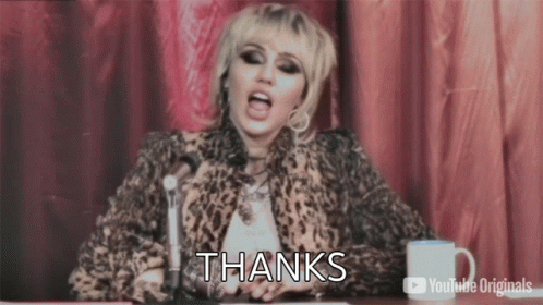 Thanks Miley Cyrus GIF - Thanks Miley Cyrus Released GIFs