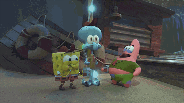 Spraying Milk Spongebob Squarepants GIF - Spraying Milk Spongebob Squarepants Squidward Tentacles GIFs