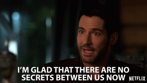 Im Glad That There Are No Secrets Between Us Now Tom Ellis GIF - Im Glad That There Are No Secrets Between Us Now Tom Ellis Lucifer Morningstar GIFs