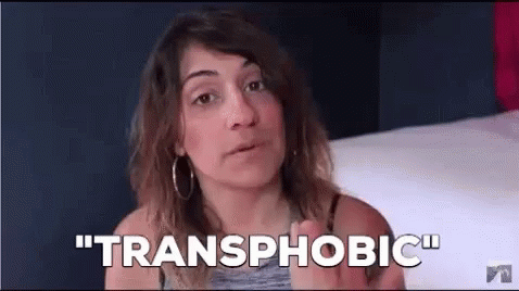 Arielle Scarcella Transphobic GIF - Arielle Scarcella Transphobic Air Quotes GIFs