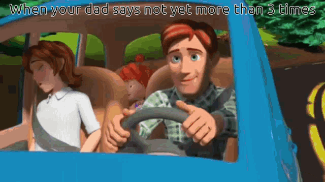 Good Job Dad Are We There GIF - Good Job Dad Are We There Not Yet GIFs