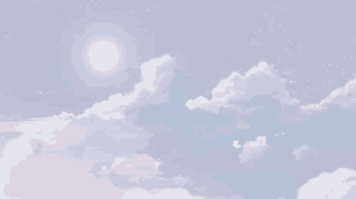 the sun is shining through the clouds and a bird is flying in the sky