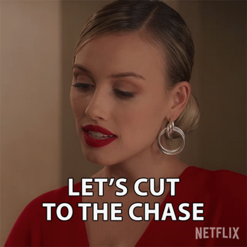 Lets Cut To The Chase Elinor GIF - Lets Cut To The Chase Elinor First Kill GIFs
