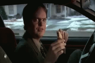 Rainn Wilson Mystery Solved GIF - Rainn Wilson Mystery Solved Eating GIFs