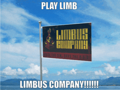 a flag that says play limb limbus company