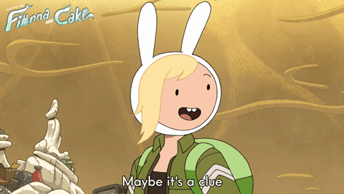 Maybe It'S A Clue Fionna GIF - Maybe It'S A Clue Fionna Adventure Time Fionna And Cake GIFs