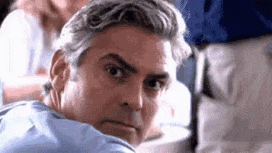 George Clooney Shocked GIF - George Clooney Shocked Confused GIFs