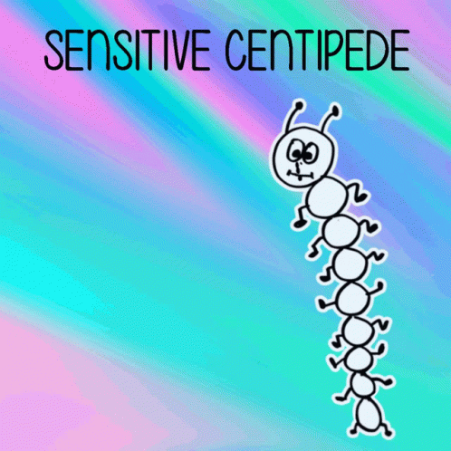 Sensitive Centipede Veefriends GIF
