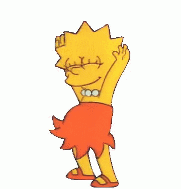 Dancing Lisa GIF - Dancing Lisa The Simpson GIFs