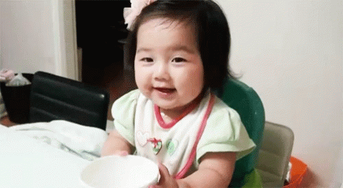 Asian Baby GIF - Asian Baby Excited GIFs