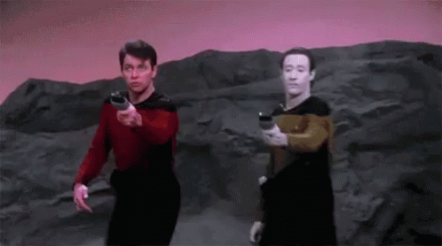 Saucisse GIF - Star Trek How We Grill Lazer Gun GIFs