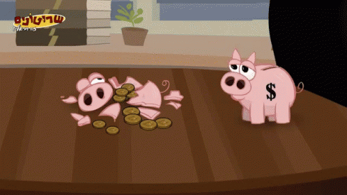 Piggy Bank Death GIF - Piggy Bank Death Loss GIFs