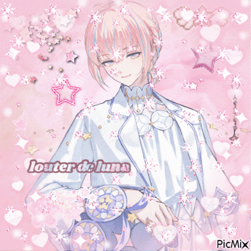a picture of a girl with the name louter de luna