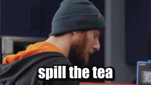 Spill The Tea Intrigued GIF - Spill The Tea Intrigued Linus GIFs