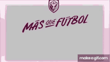 a gray background with the words mas que futbol written on it