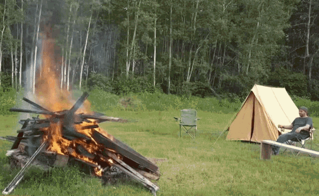Camping Campingwithsteve GIF - Camping Campingwithsteve Stevewallis GIFs