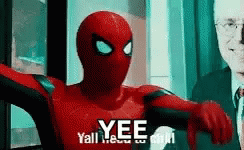 Yee Spiderman GIF - Yee Spiderman GIFs