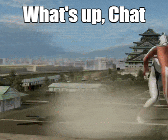 what 's up chat is written on a picture of a castle