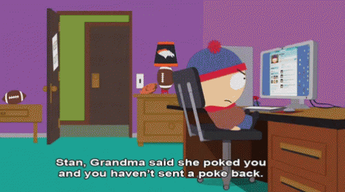 South Park Stan GIF - South Park Stan Grandma Said She Poked You GIFs