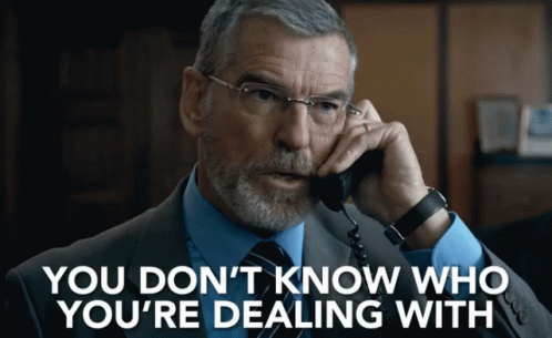 Pierce Brosnan The Foreigner GIF - Pierce Brosnan The Foreigner You Dont Know Who Youre Dealing With GIFs