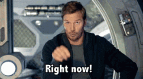 Right Now Chris Pratt GIF - Right Now Chris Pratt Now GIFs