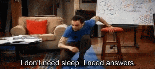 Sheldon Sleep GIF - Sheldon Sleep Answer GIFs
