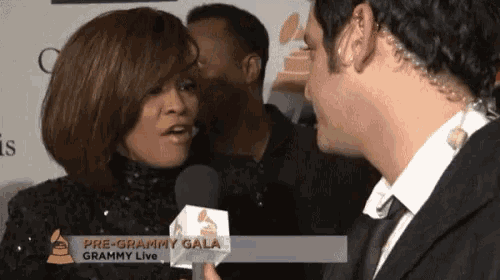 Whitney Interview GIF - Whitney Interview Grammy GIFs