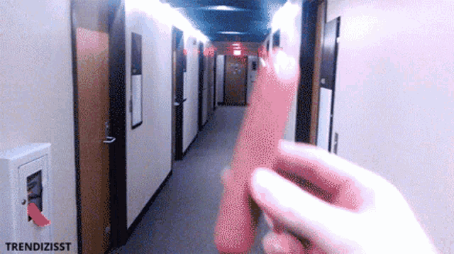 Throwing Hotdog Down A Hallway Tight GIF - Throwing Hotdog Down A Hallway Tight Too Tight GIFs
