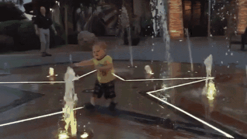 Jeremiah Playing In The Water GIF - Baby Water Fun GIFs
