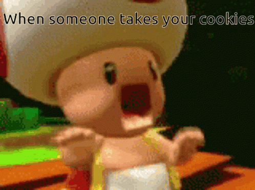 When Someone Takes Your Cookies Toad GIF - When Someone Takes Your Cookies Toad Rage GIFs