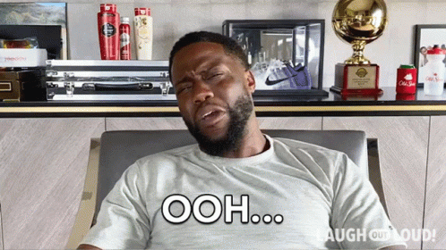 Ooh Kevin Hart GIF - Ooh Kevin Hart Laugh Out Loud GIFs