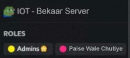 Iot Bekaar Server GIF - Iot Bekaar Server GIFs